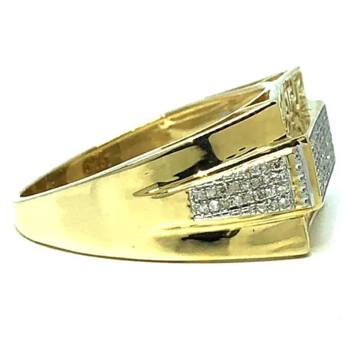 10K Yellow Gold 0.25 CT Diamond Ring DRG-009