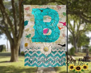 12X18" Single or Double Sided Boho Birds Garden Flag