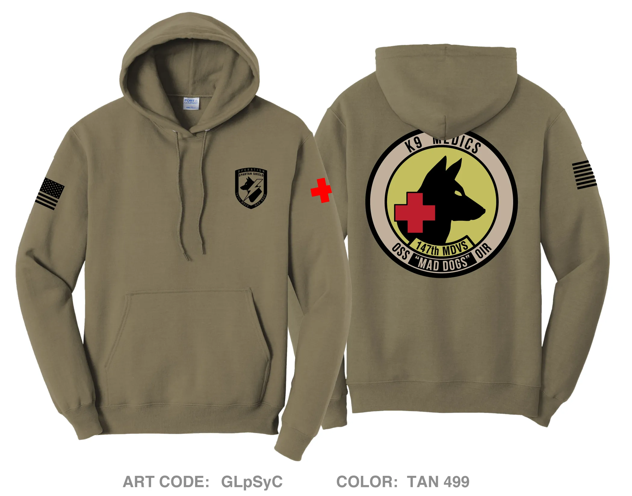 147th MDVSS Comfort Unisex Hooded Sweatshirt - GLpSyC