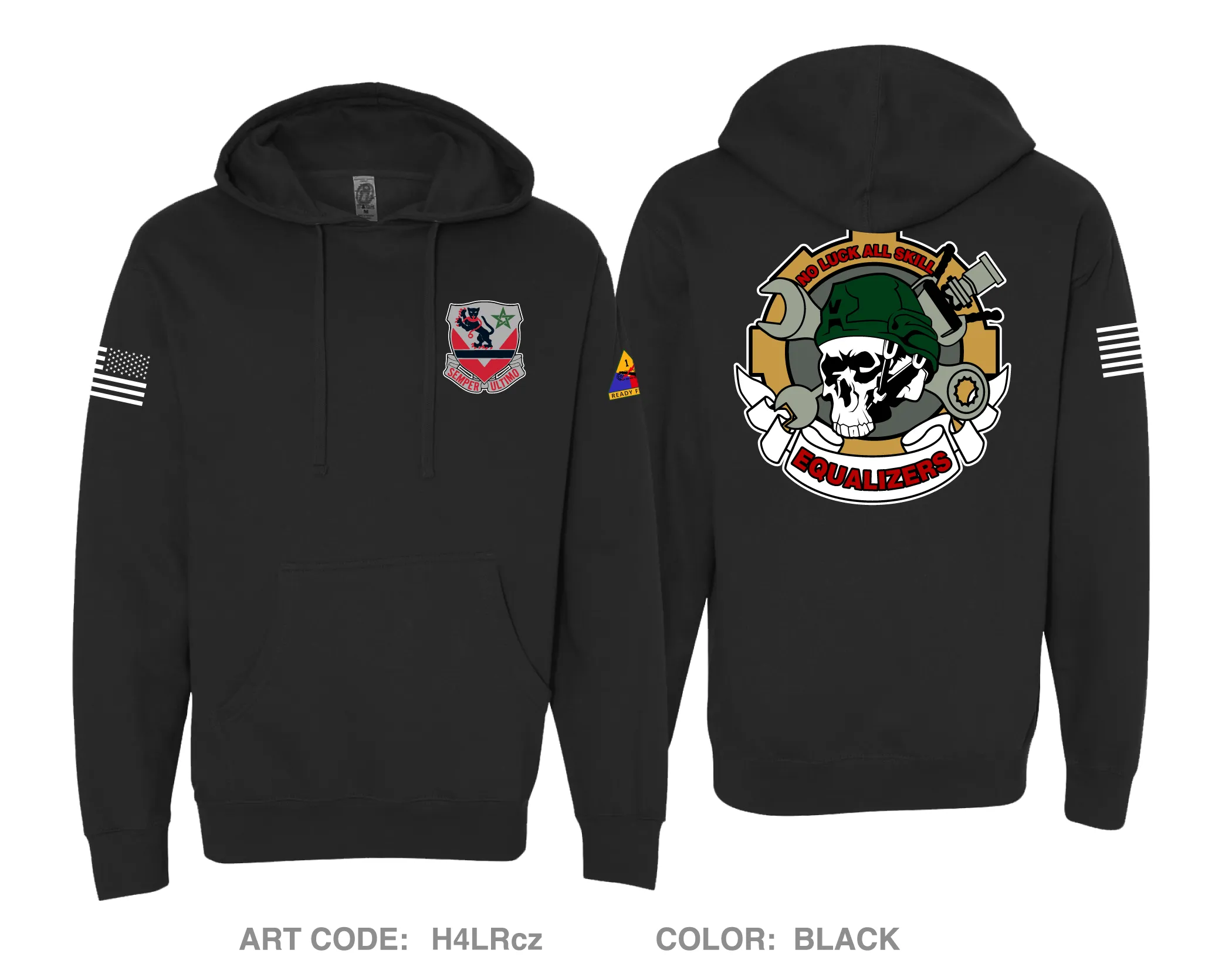 16th FSC, 16th EB, 1/1 AD Comfort Unisex Hooded Sweatshirt - H4LRcz