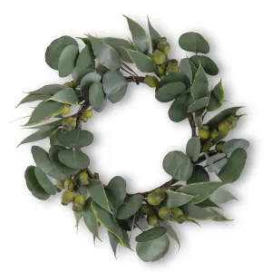 24" Mixed Eucalyptus Wreath