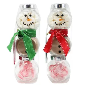 3 Stack Snowman Jar Cocoa Set