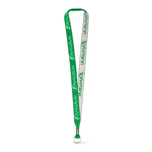 3/4" Woven Lanyard - Embroidered