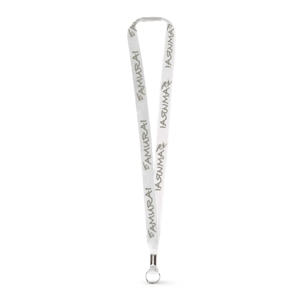 3/4" Woven Lanyard - Embroidered