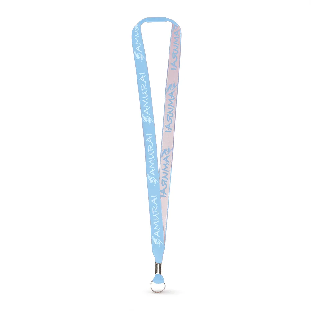 3/4" Woven Lanyard - Embroidered