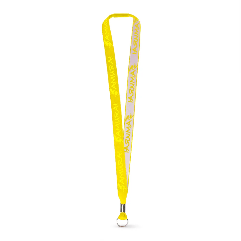3/4" Woven Lanyard - Embroidered