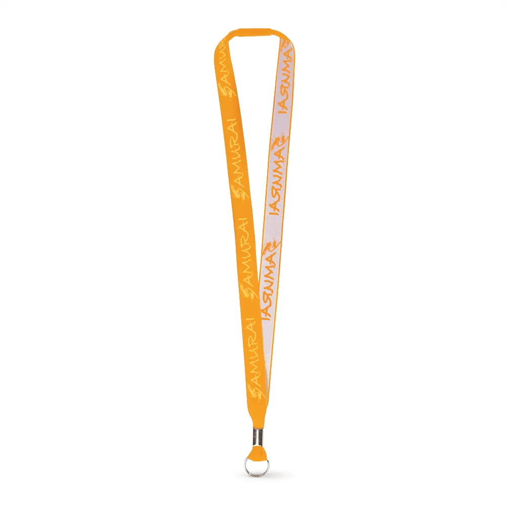3/4" Woven Lanyard - Embroidered