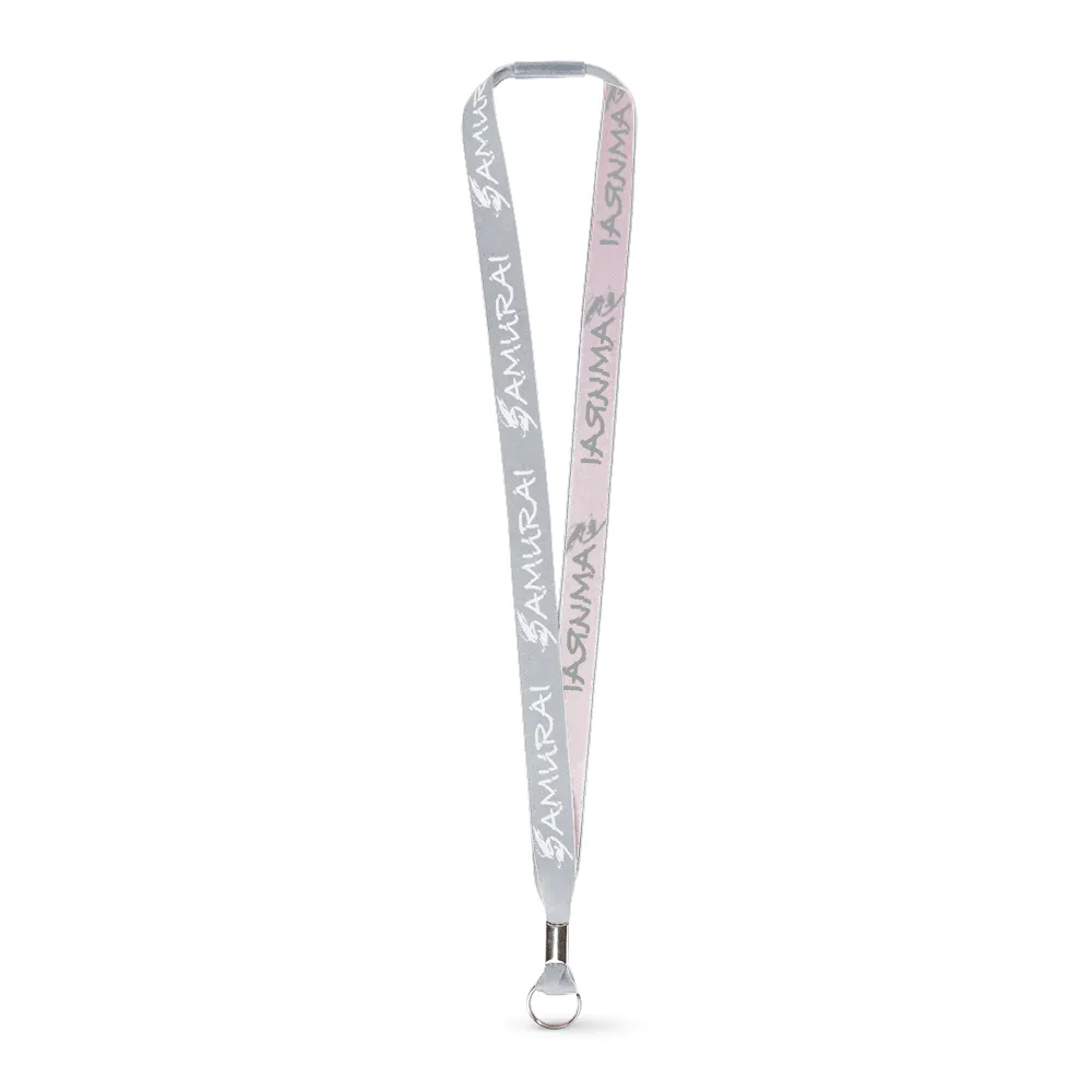 3/4" Woven Lanyard - Embroidered