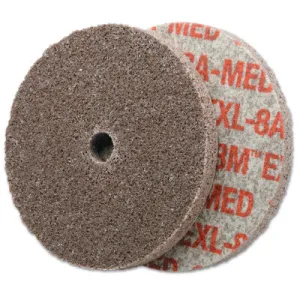 3M™ Scotch-Brite EXL Unitized Deburring Wheel, 3 X 1/4, Medium, Aluminum Oxide, 048011-15532