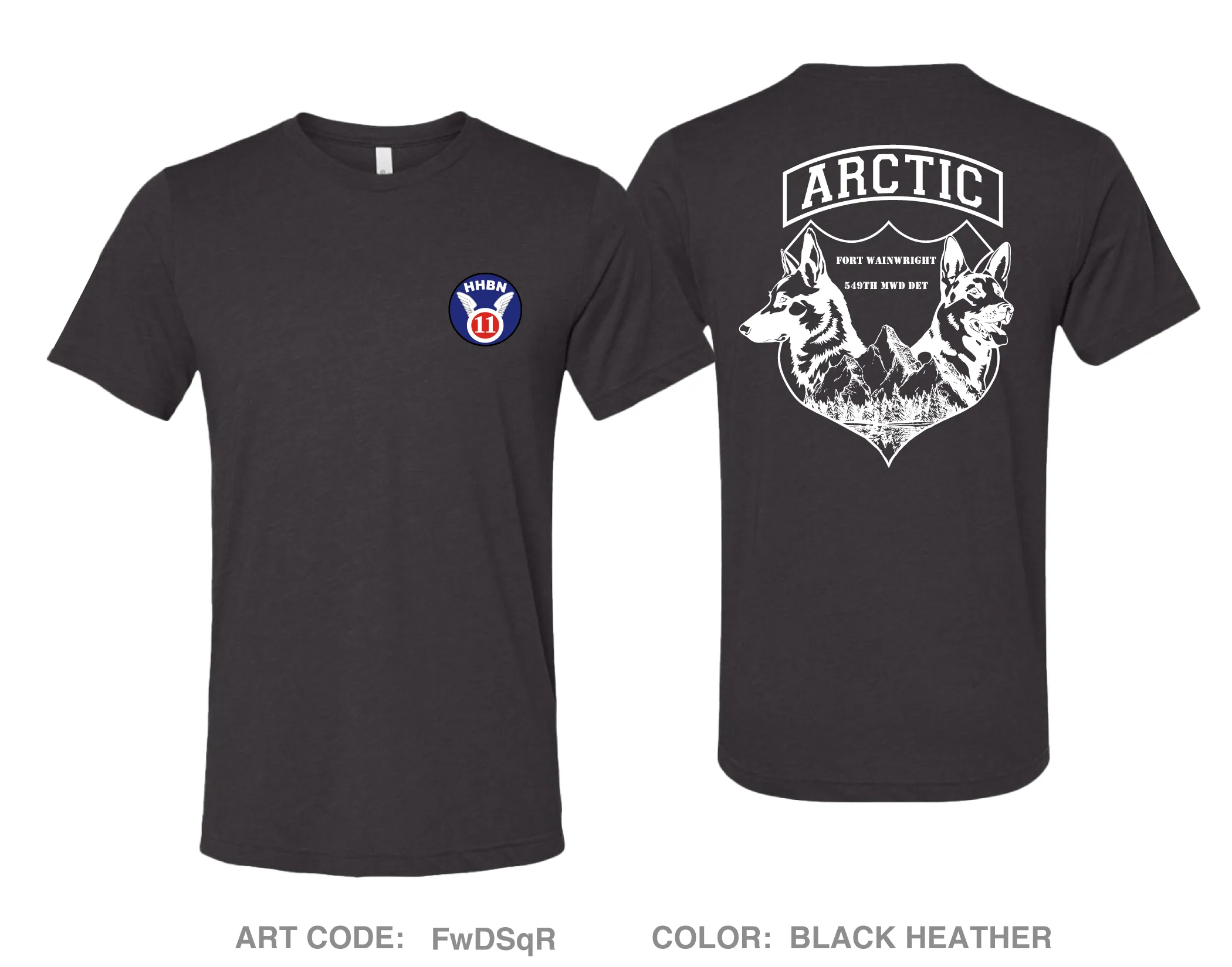 549TH MWD DET Comfort Unisex Triblend SS Tee - FwDSqR