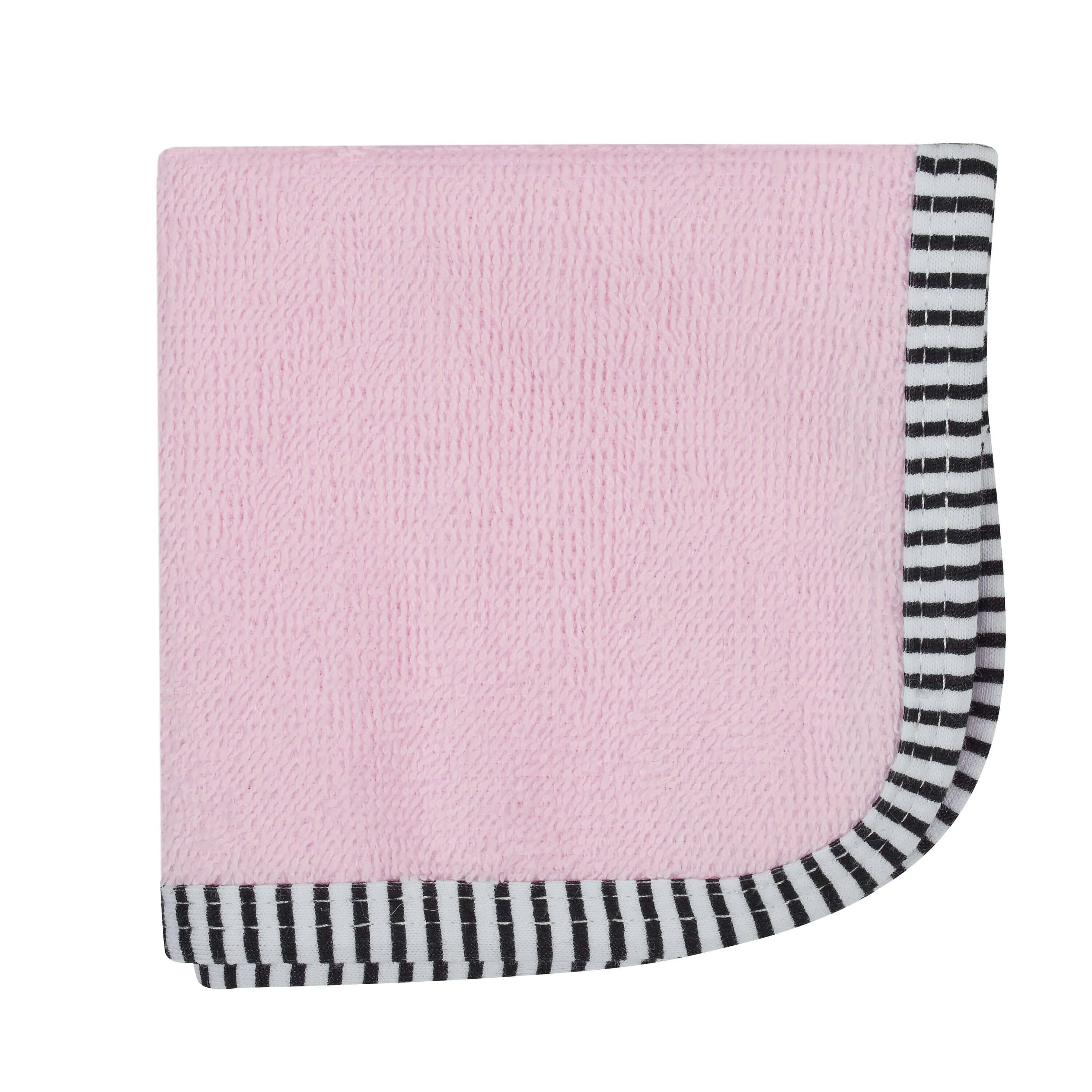 6-Pack Girls Pink Woven Washcloths