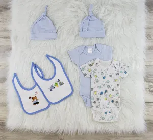 6 Pc Layette Baby Clothes Set