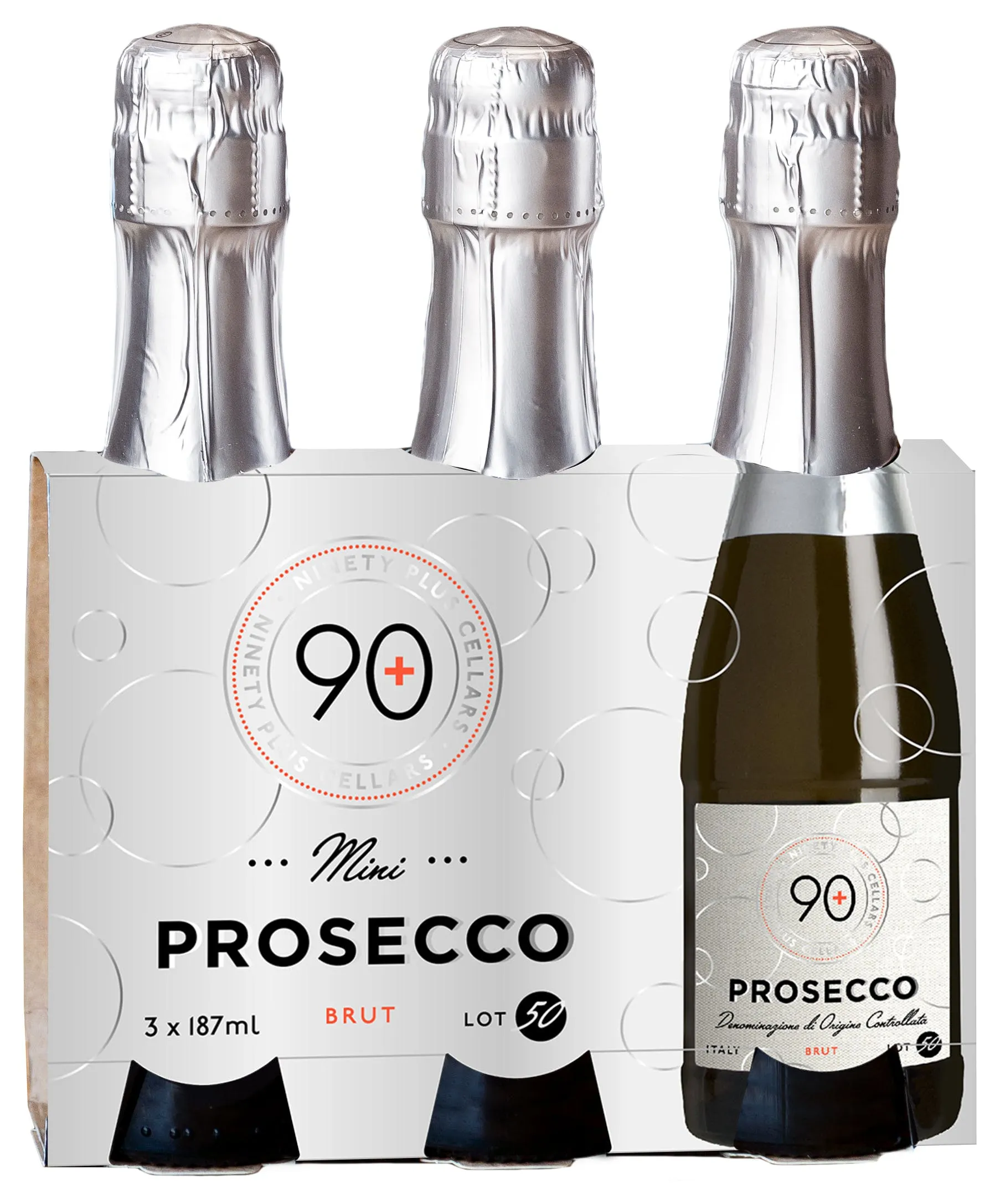 90  Ninety Plus Cellars Lot 50 Prosecco Brut 3-Pack