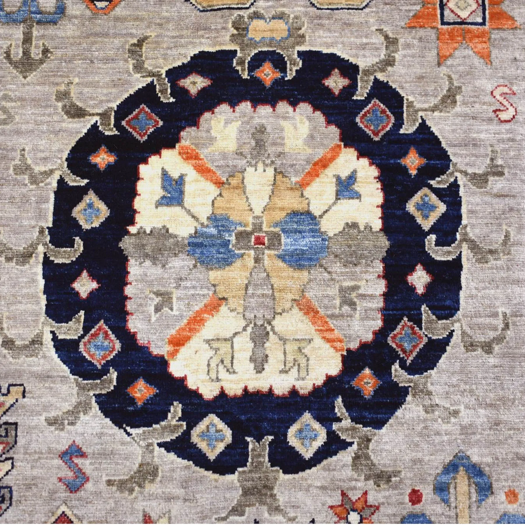 Afghan Hand-Knotted Tribal Ersari Handmade Wool Rug (Size 9.3 X 11.10) Cwral-8832