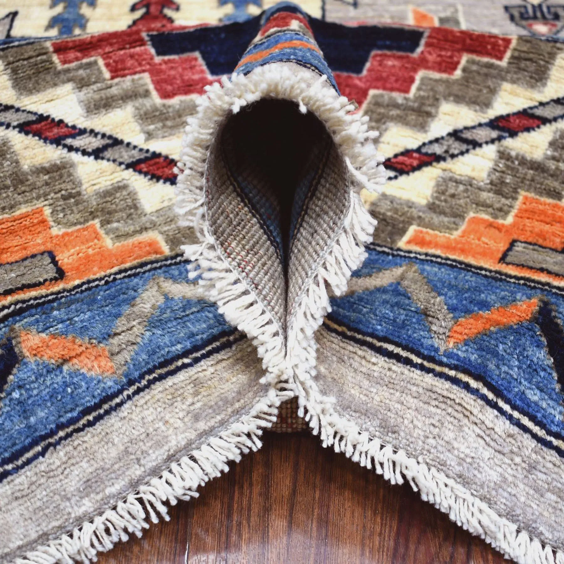 Afghan Hand-Knotted Tribal Ersari Handmade Wool Rug (Size 9.3 X 11.10) Cwral-8832