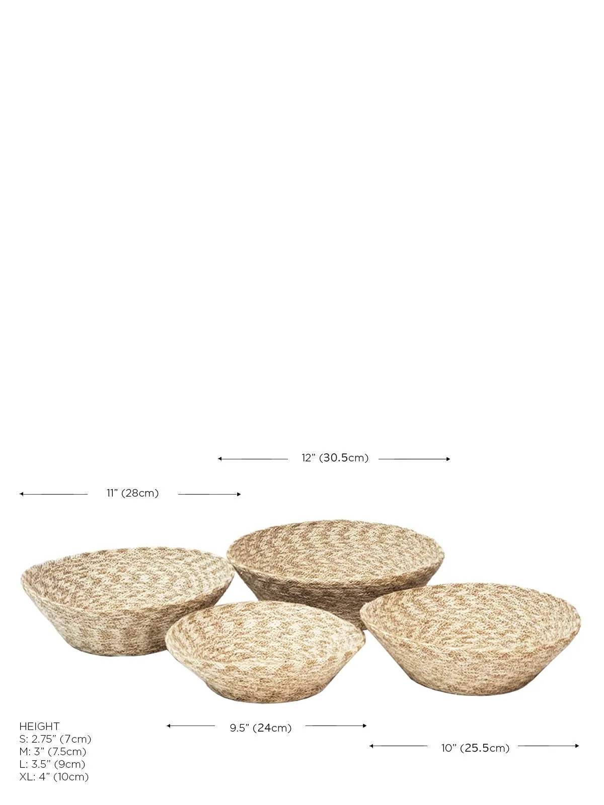 Agora Woven Nesting Bowl (Set Of 4)