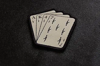 AK47 PLAYING CARDS MORALE PATCH