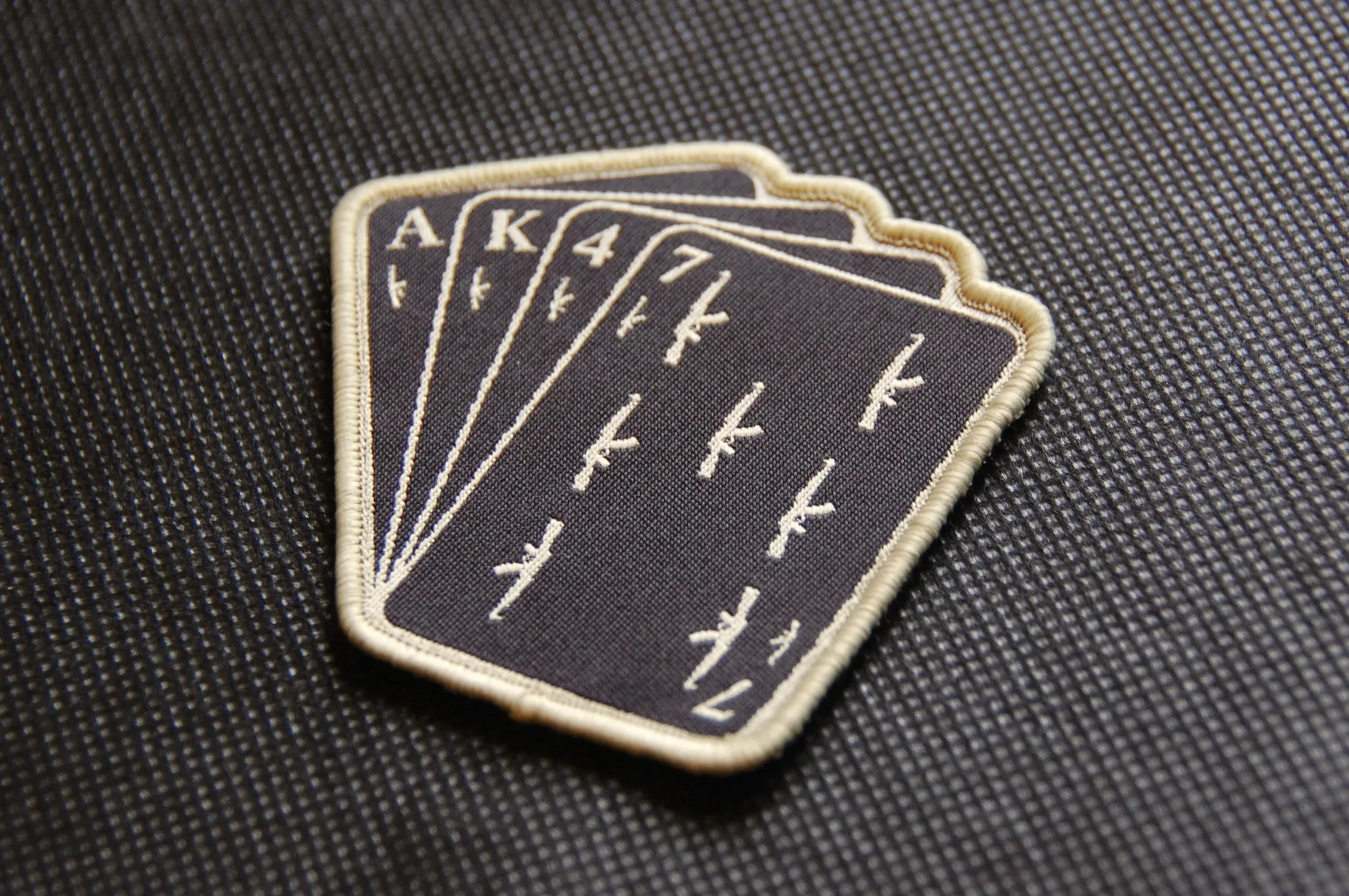 AK47 PLAYING CARDS MORALE PATCH