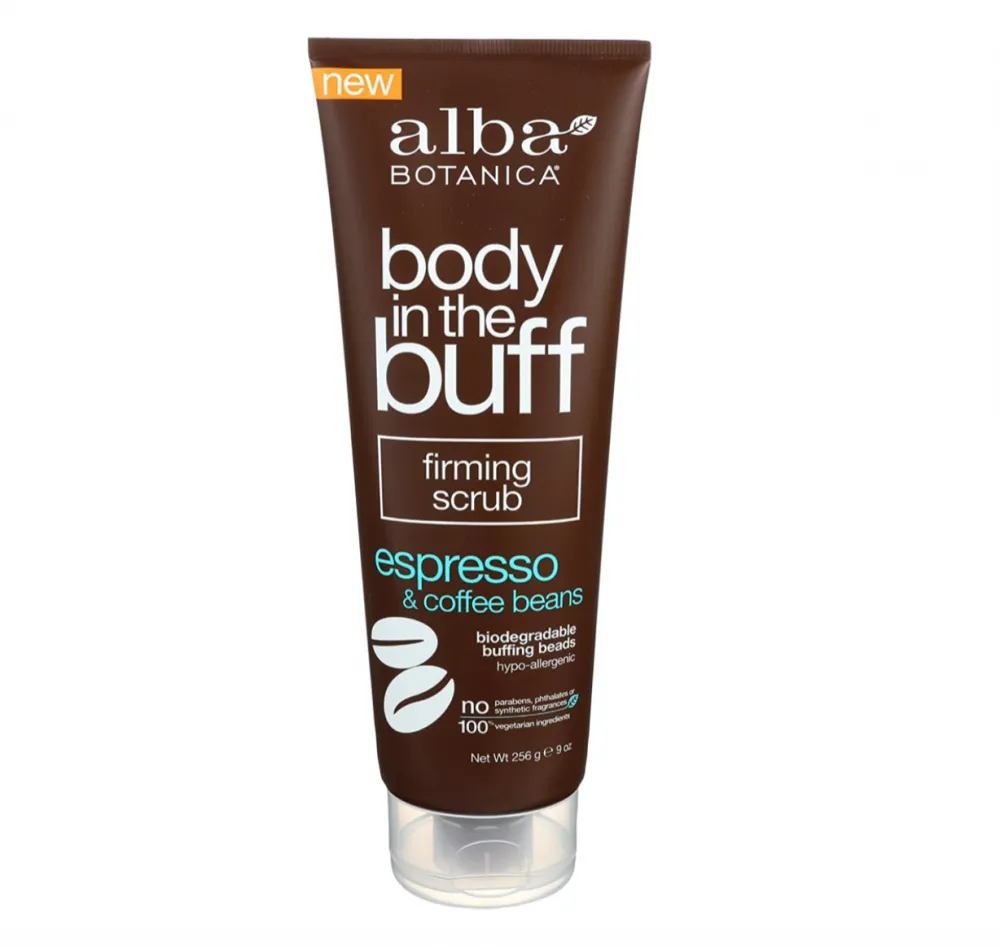 Alba Botanica Body in the Buff Firming Scrub Espresso & Coffee Beans 256g