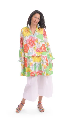 Alembika Bloom Getaway Tunic Shirt