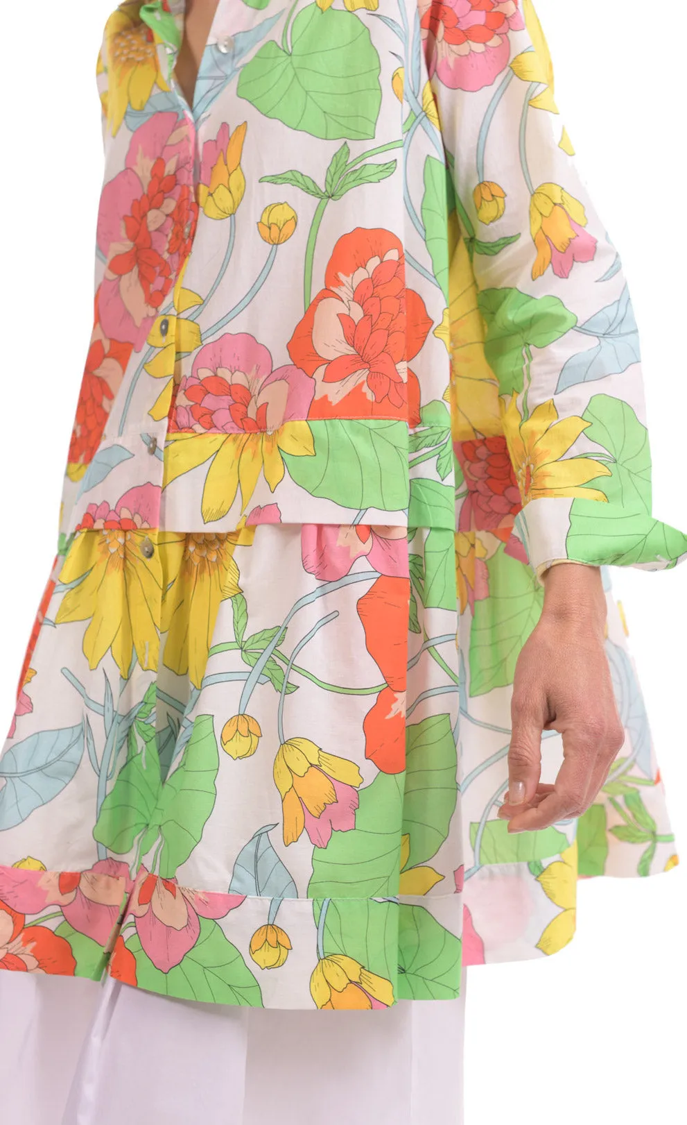 Alembika Bloom Getaway Tunic Shirt