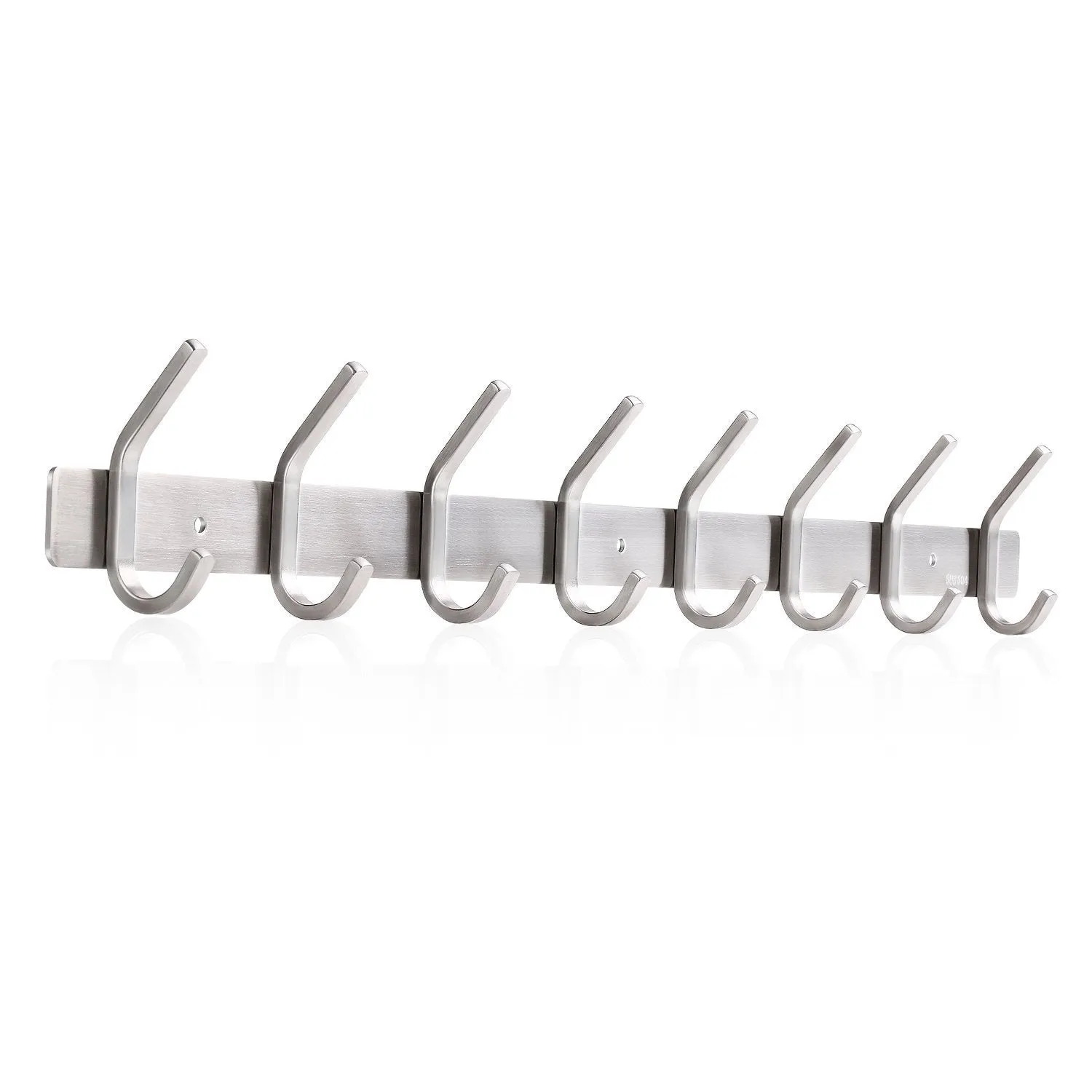 amzdeal Coat Hook Rack Wall Mounted Hook Rail Coat Hanger 16 Hooks