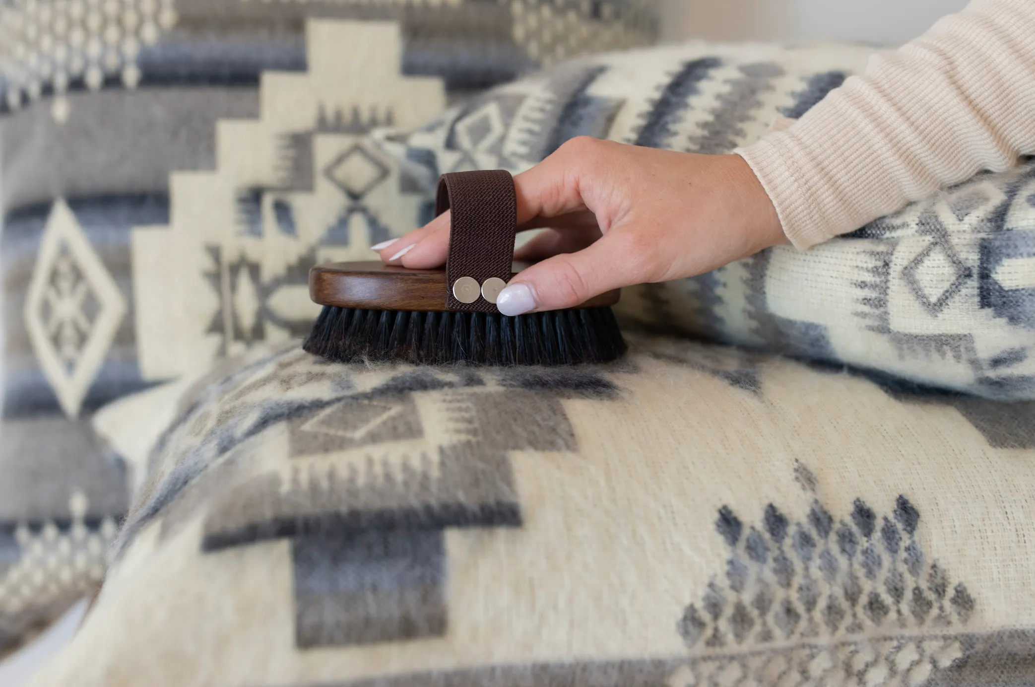 Artisan-Woven Small Andes Cloud Pillowcase