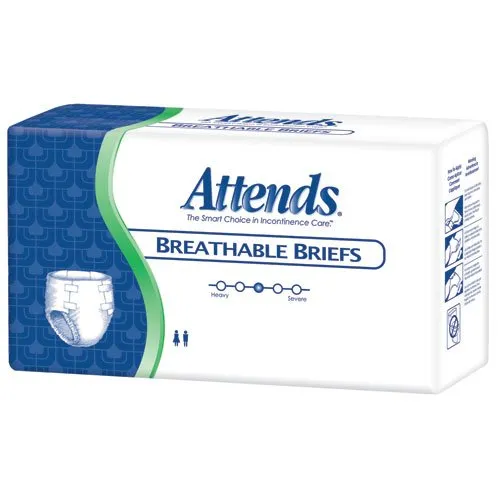 Attends Breathable Briefs Regular 44" - 56" / Bag of 24