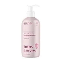 Attitude | Baby Leaves - 2in1 Shampoo & Body Wash - Unscented - 473 mL | 473ml