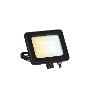 Aurora AU-FLV10CS 230V 10W VelaCS LED IP65 Adjustable Floodlight Black 3000K/4000K/6500K