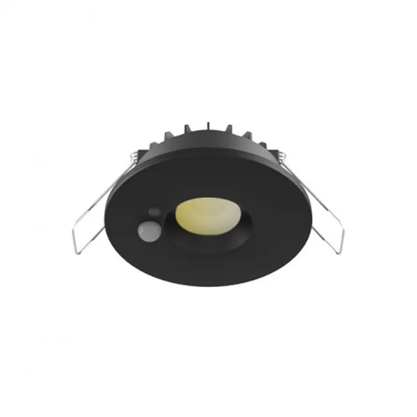Aurora Esa Spot 100620 230V 6W LED IP65 Fixed Dimmable Downlight PIR Black 2700K/3000K/4000K