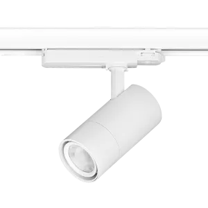 Aurora Focus Slim AU-TKD3CSW 230V 20W LED Track Spotlight 3-Circuit Track Adjustable 24-60deg. Dimmable White 2700/4000/6000K