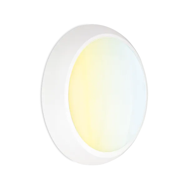 Aurora MestorCWS AU-BHE20CWS 230V 12/16/20W LED IP65 Round Bulkhead White 3000/4000/6500K
