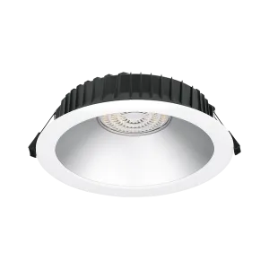 Aurora ReflectCS AU-DDL248CCTV 230V 24W LED 8in/228mm 1-10V Dimmable Downlight CCT 3000K/4000K/5700K