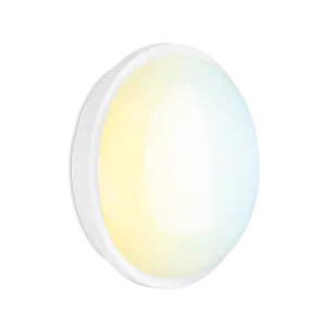 Aurora UtiliteCS AU-BH120CS 240V 20W IP65 Colour Switchable Round LED Bulkhead White 3000/4000/6500K
