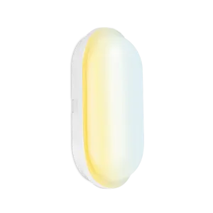 Aurora UtiliteCS AU-BH215CS 240V 15W IP65 Colour Switchable Oval LED Bulkhead White 3000/4000/6500K