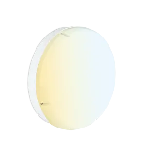 Aurora UtiliteDrumCWS AU-BH18RCWSW 230V 10/15/20W LED IP65 Round Bulkhead White 3000/4000/6500K