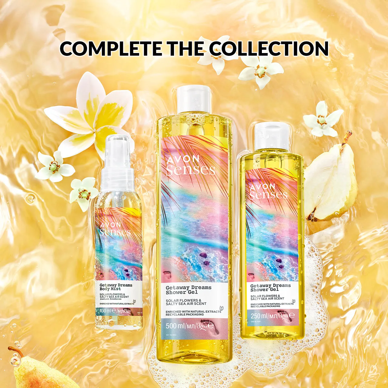 Avon Senses Getaway Dreams Shower Gel 500 mL
