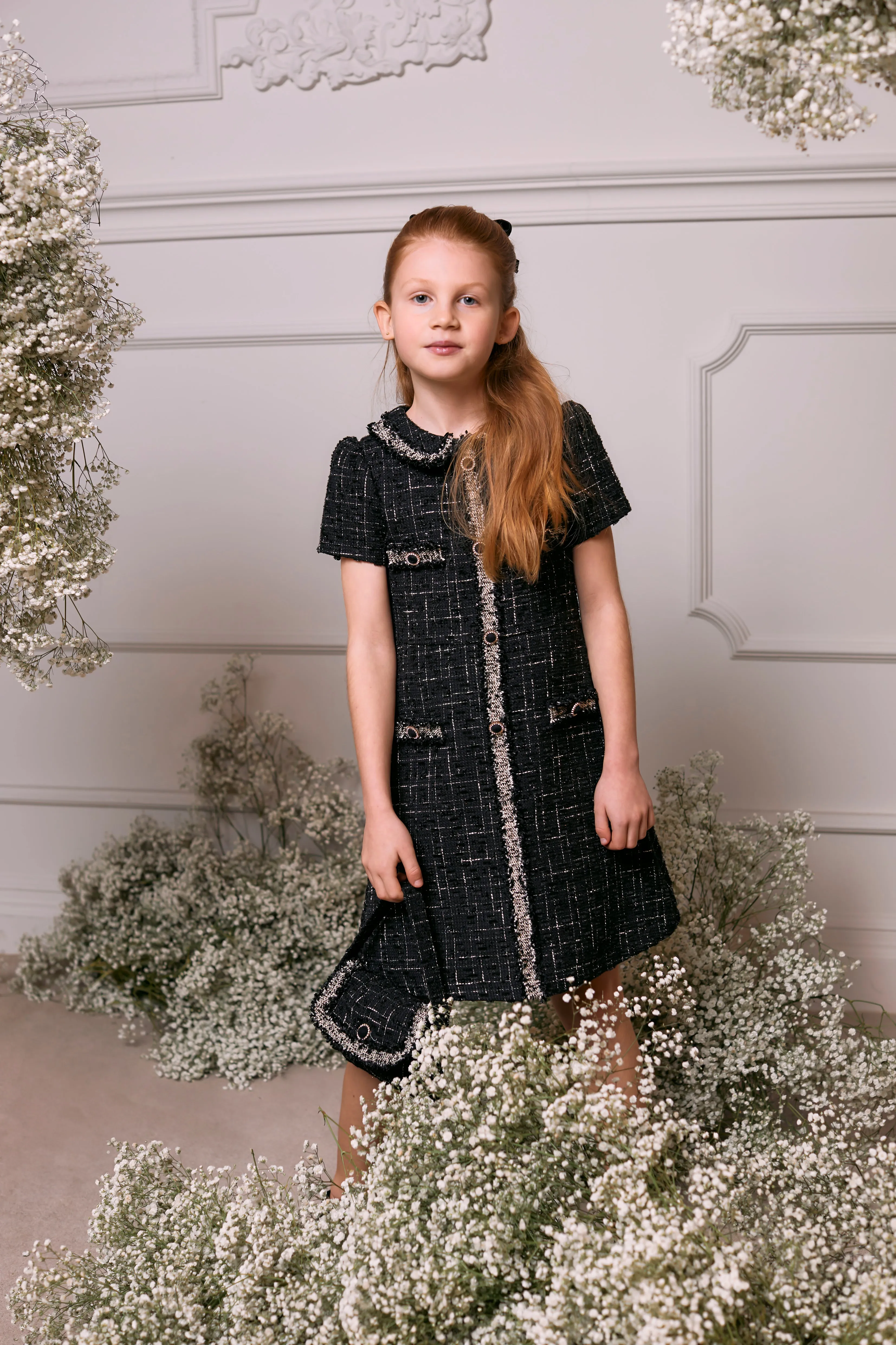 AW24 Patachou - Black Woven Dress
