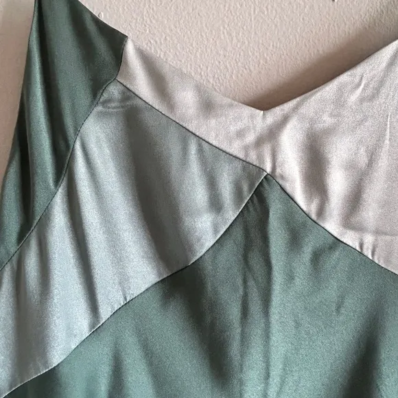 BA&amp;SH Colorblock Crew Dress in Jade, Size L