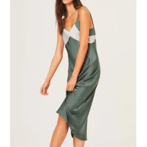 BA&amp;SH Colorblock Crew Dress in Jade, Size L
