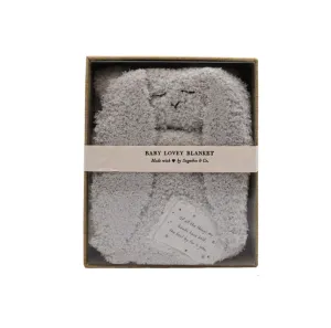 Baby Bunny Lovey Blanket - "Of All The Things"