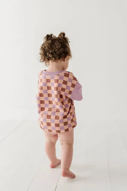 Baby Short Sleeve Colorblock Romper