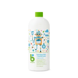 Babyganics foaming dish & bottle soap refill, 946ml, fragrance free
