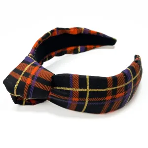 Baltimore Plaid Knotted Headband
