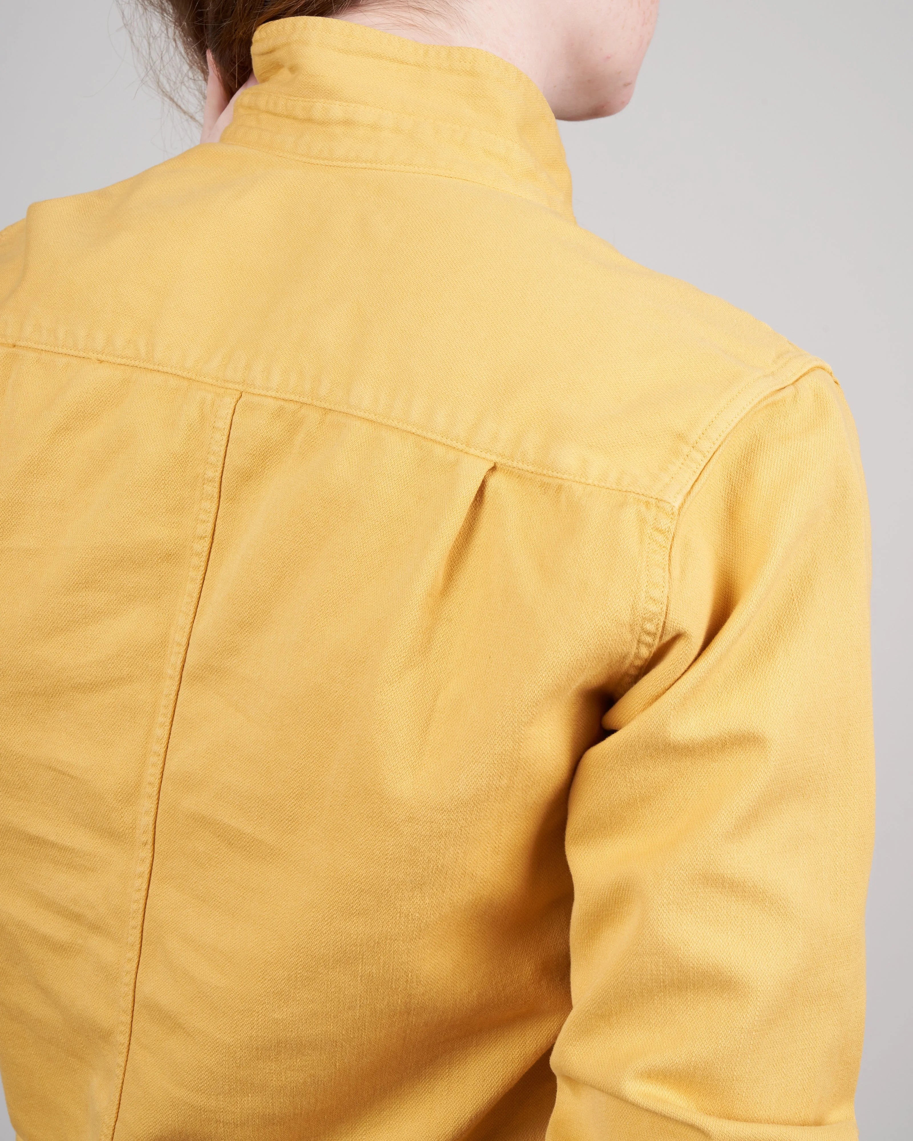 barry woven button up - vintage gold