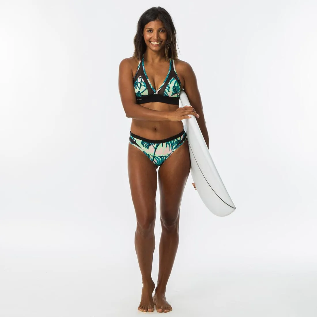 Bas de maillot de bain de surf femme ajouré avec cordon de serrage SAVANA FOAMY