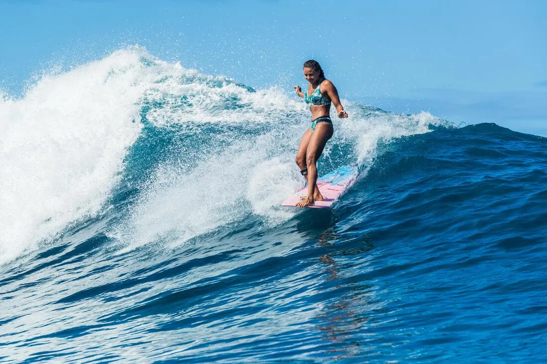 Bas de maillot de bain de surf femme ajouré avec cordon de serrage SAVANA FOAMY
