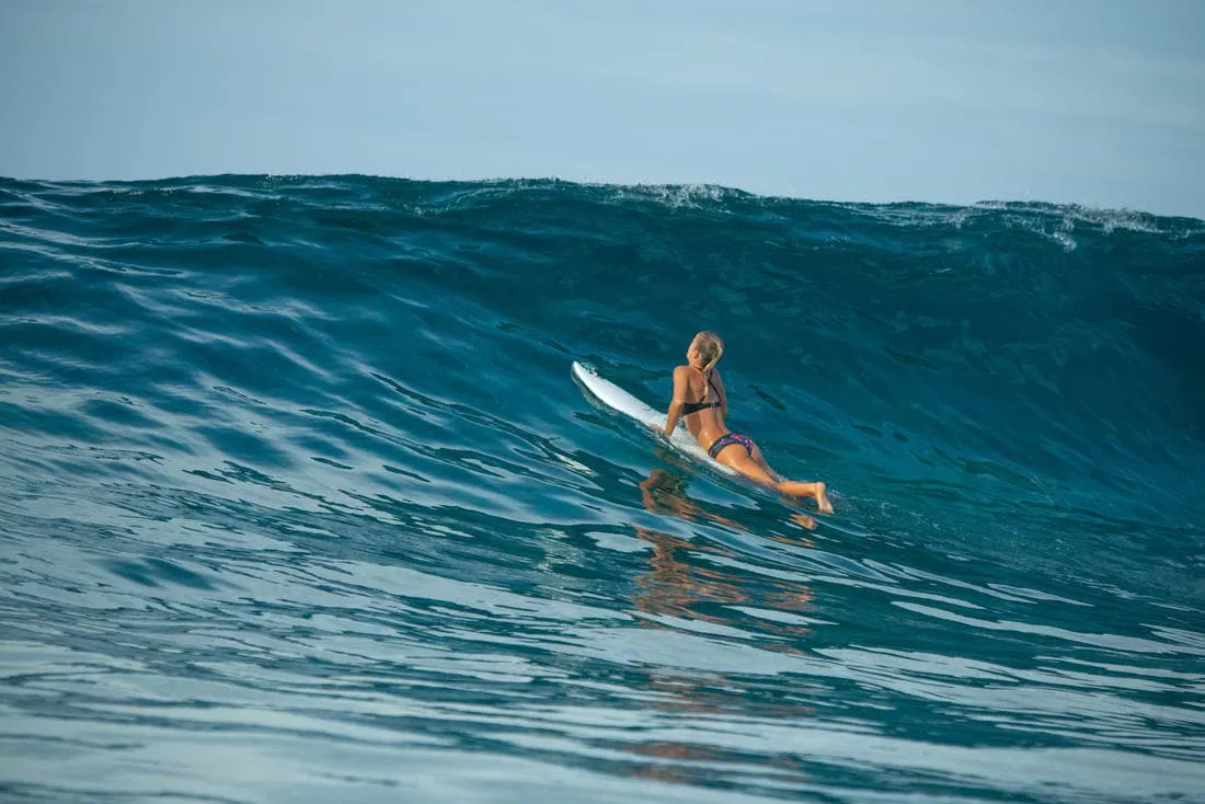 Bas de maillot de bain de surf femme ajouré avec cordon de serrage SAVANA FOAMY