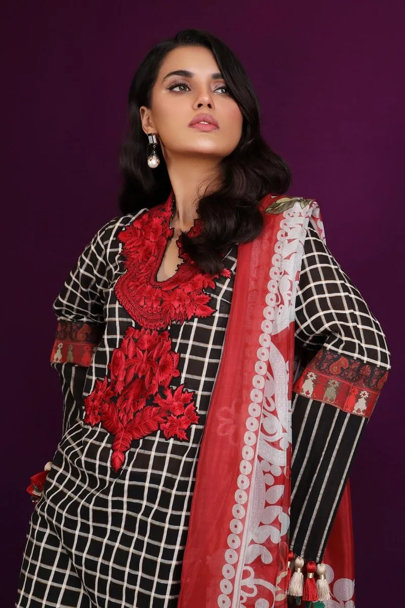 Beautiful designer woven dress for casual wear in black color # P2381